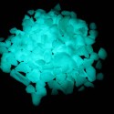 1000g Artificial Glowing Rubbles Garden Path Flower Pot Decor Landscape Noctilucent Stones - Yellow Green