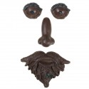 Outdoor Tree Old Man Art Sculpture Tree Sculpture Home Gardening Tree Face for Garden Decoration