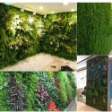 Artificial Plant Wall Panel Grass Hedge Foliage Vertical Ivy Garden 40x60CM - B