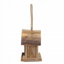 Vintage Wooden Bird House Nesting Box Small Wild Birds Nest Home Garden Decoration