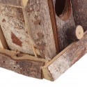 Vintage Wooden Bird House Nesting Box Small Wild Birds Nest Home Garden Decoration