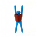 Interest Mini DIY Changed Iron Man Potted Plants Office Home Plant -  Red