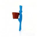 Interest Mini DIY Changed Iron Man Potted Plants Office Home Plant -  Red
