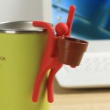 Interest Mini DIY Changed Iron Man Potted Plants Office Home Plant -  Red