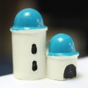 Mini  Castle Micro Landscape Decorations Garden DIY Decor -  Red