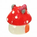 Miniature Mushroom Ornament Potted Plant Landscape Garden DIY Decor -  Pink