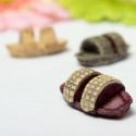 Mini  Boat Micro Landscape Decorations Garden DIY Decor - Black