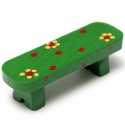 DIY Craft Landscape Simulation Bench Potted Plant Garden Decor - Orange