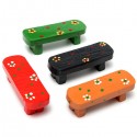 DIY Craft Landscape Simulation Bench Potted Plant Garden Decor - Orange