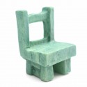 Mini  Stool Chair Desk Figurine Micro Landscape Ornament Gardening Decoration DIY Bonsai Craft - Purple Stool