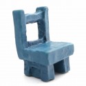 Mini  Stool Chair Desk Figurine Micro Landscape Ornament Gardening Decoration DIY Bonsai Craft - Purple Stool