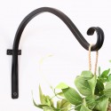 2pcs Garden Hanger Hook Metal Hanging Plant Brackets Hook Wall Decor