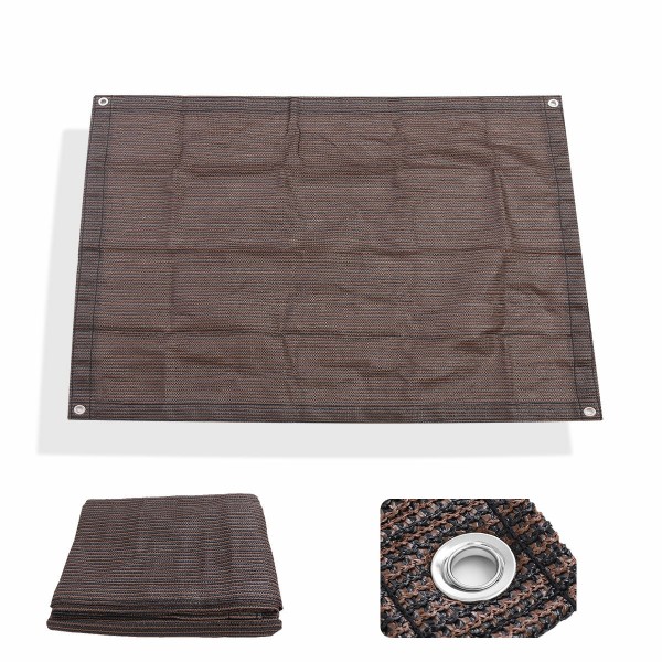 UV Block Protection Sun Shade Cloth Durable  Privacy Screen Fence for Balcony Backyard Garden - 0.9x1m