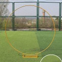 2M Metal Round Arch Stand Wedding Background Stand Birthday Party Decorative Balloon Stand DIY Iron Round Flower Frame - Gold