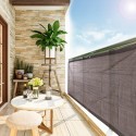 UV Block Protection Sun Shade Cloth Durable  Privacy Screen Fence for Balcony Backyard Garden - 0.9x1m