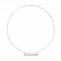 2M Metal Round Arch Stand Wedding Background Stand Birthday Party Decorative Balloon Stand DIY Iron Round Flower Frame - Gold