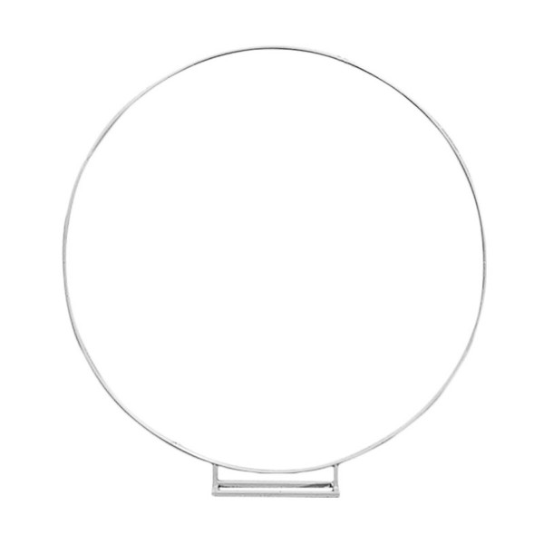 2M Metal Round Arch Stand Wedding Background Stand Birthday Party Decorative Balloon Stand DIY Iron Round Flower Frame - Gold