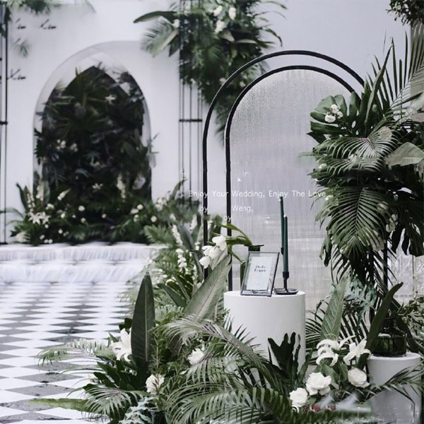 Metal Wedding Arch Party Decoration Wrought Iron Shelf Decorative Props DIY Round Party Background Shelf For Prom Festival Celeb