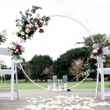 60/80/100CM Balloon Arch Stand Vintage Wedding Flower Wreath Background Rack Birthday Party Decoration Flower Stand Frame - 100c