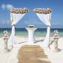  Square Metal Arch Wedding Party Bridal Prom Garden l Decoration Party Supplies Decorations - Gold