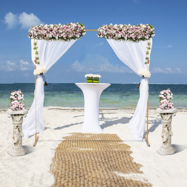  Square Metal Arch Wedding Party Bridal Prom Garden l Decoration Party Supplies Decorations - Gold