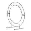 1.2m/1.5m/2m Circle Arch Framework Metal Round Wedding Party Romantic Backdrop - 2m