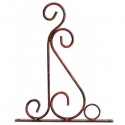 Classic Romantic Wrought Iron Flower Stand Hook Wrought Iron Plants Pots Hooks - Black