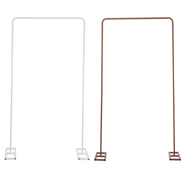  1X2M Wedding Stage Background Frame Wrought Iron Decorative Flower Stand Custom Wedding Square Arch Shelf Wedding Decor 