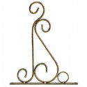 Classic Romantic Wrought Iron Flower Stand Hook Wrought Iron Plants Pots Hooks - Black