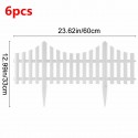 6pcs Outdoor Garden Yard  Panel Screen Enclosure Gated Fence Party Decor 24"x13"