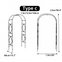 Metal Arch Wedding Party Background Stand Prom Garden l Decoration - Type B