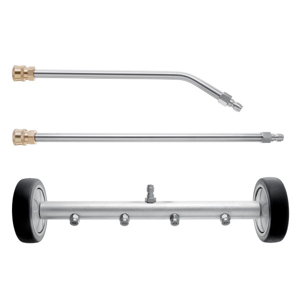 2 IN 1 Pressure Washer Undercarriage Cleaner 4000PSI Underbody Car Wash Broom US