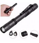 Elfeland XPE AAA EDC LED Pen Light Flashlight Torch Lamp Light Clip