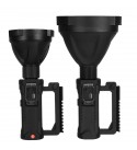 XHP70 5W 100-500m Brightness LED Floodlight with Tripod USB Phone Power Bank Rechareable Poweful Searching Flashlight - S