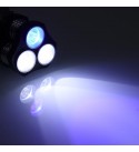 3x T6 LED Flashlight Rechargeable Tactical Spotlight - Gold