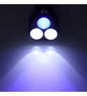 3x T6 LED Flashlight Rechargeable Tactical Spotlight - Gold