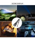 Super Bright Tactical Flashlight P70 LED Flashlight with Parallel Battery, Zoomable&amp;IPX5 Waterproof&amp;USB Rechargeable, 3 