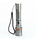 2600LM T6 LED Flashlight Zoomable 5Modes 18650 Torch Super Bright Torch Lamp For Camping Hiking Cycling