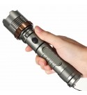 2600LM T6 LED Flashlight Zoomable 5Modes 18650 Torch Super Bright Torch Lamp For Camping Hiking Cycling