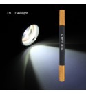  T6 2000LM 3Modes Golden Cudgel Zoomable LED Flashlight 18650 - Red