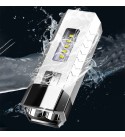 2*LED+5*COB Three Light Sources Flashlight 18650 USB Rechargeable Portable Waterproof  Led Torch With Power Bank Function