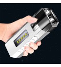 2*LED+5*COB Three Light Sources Flashlight 18650 USB Rechargeable Portable Waterproof  Led Torch With Power Bank Function