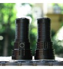 HAIKELITE HK05 5*SFN60 30000LM 1000M Long Range Powerful LED Flashlight Type-C USB Rechargeable 3*21700 High Power Output Strong
