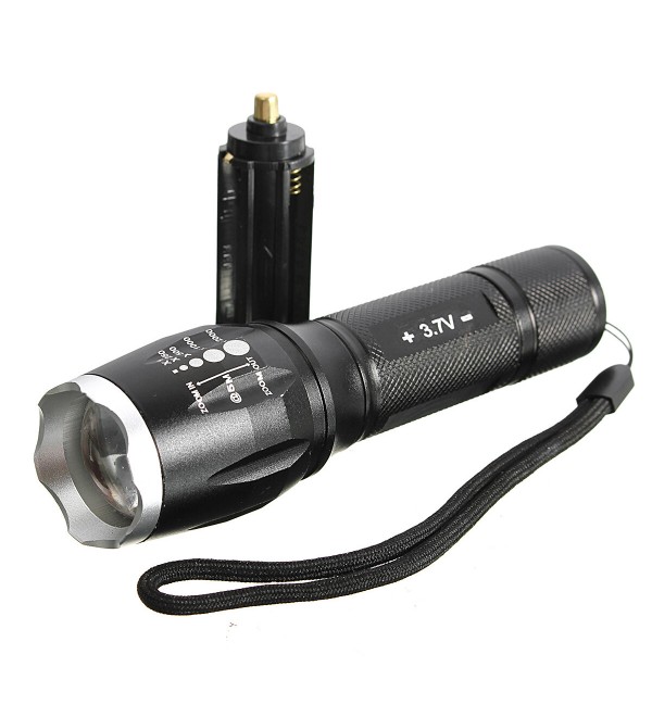 1000 Lumen Tactical Elfeland T6 LED  Zoomable Flashlight Torch Lamp