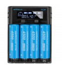 4Pcs Astrolux® E2145 4500mAh 28A 3.7V 21700 Li-ion Battery Unprotected High Drain Rechargeable Lithium Power Cell For Jetbeam Ni