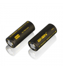 2pcs Basen BS26003 26650 4500mah 3.7V 60A Unprotect Flat Top Rechargeable Li-ion Battery