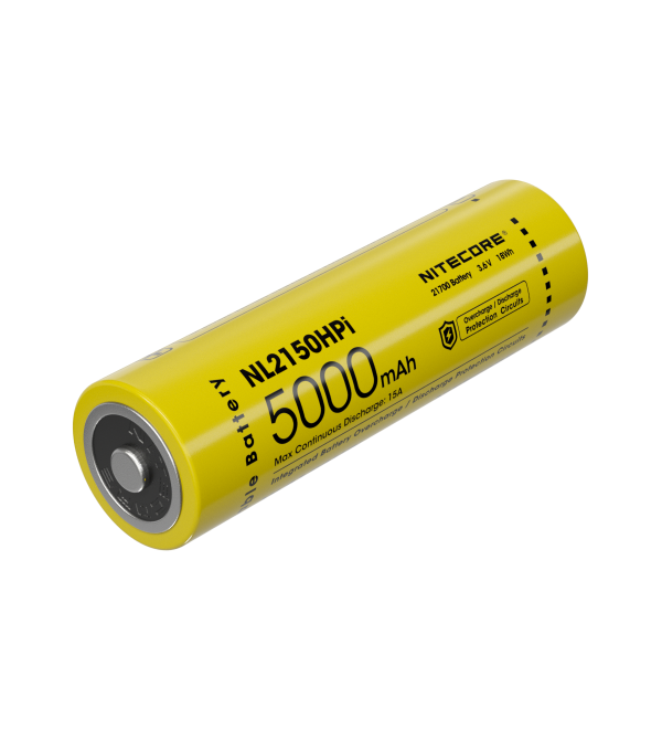 1Pcs NITECORE NL2150HPi 21700 Li-ion Battery 5000mAh 15A Type-C USB Charging Rechargeable Battery For Flashlights E Cigs Home To