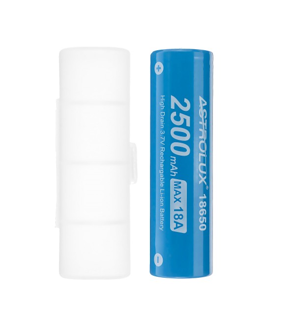 10Pcs Astrolux® E1825 18A 2500mAh 3.7V 18650 Li-ion Battery Unprotected High Drain Rechargeable Lithium Power Cell For Astrolux 