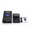 GOLISI i4 LCD Screen Display USB Charging Intelligent 2A Fast Battery Charger Li-ion NIMH Batteries