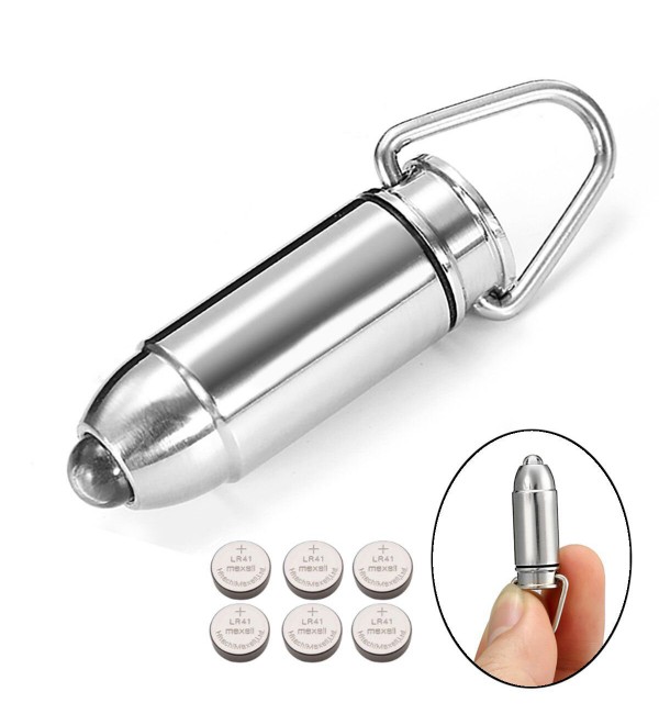 Mini LED Keychain Flashlight 45lm Portable Pocket Tactical EDC Torch Camping Hunting